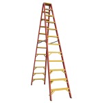 12 Step Double Sided Full Fibre-glass Ladder