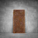 Laser Cut Screen - Design 092 - 2000 X 1000 X 20 Rust Coat Indoor