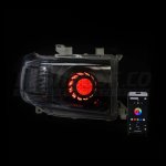 Toyota Land Cruiser 70 Series Bushdoof Bi-led Turbine Headlights Pair For