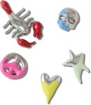 Dipped Enamel Icons Jibbitz - Multi Osfa