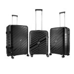 JAVA Travelwize Pp 4-WHEEL Spinner Luggage - Black