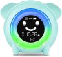 Child Sleep Training Digital Alarm Clock With 5 Color Night Light Dog