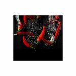 Decorative Glass Wall Tile 598 X 650 X 6MM Chilli