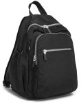 Dokudoku Small Nylon Backpack MINI Casual Daypack Lightweight Backpack For Women Black