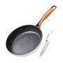 Set Of 2 - Nonstick Coating Stainless Steel Handle Frying Pan - 28CM