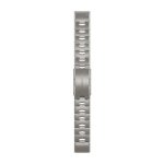 Garmin Quickfit 22 Watch Bands - Vented Titanium Bracelet