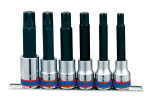 Socket Set 6PC 1 2" Ribe 9-16MM On Rail