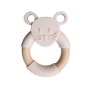 Silicone & Wood Mouse Teething Ring