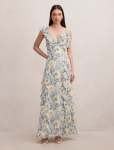 Lorenze Ruffle Maxi Dress - 20 Tourello Floral