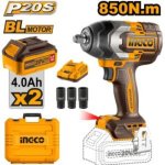 Ingco CIWLI2085 Impact Wrench 20V Ps+c l 850NM