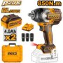 Ingco CIWLI2085 Impact Wrench 20V Ps+c/l 850NM