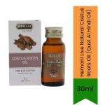 Live Natural Costus Roots Oil Qust Al Hindi Oil 30ML - Skin Care For External Use Only - 30ML