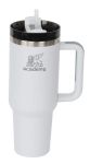 Phat Boy Stainless Steel Travel Mug 1.18 L Incl Straw - White