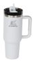 Phat Boy Stainless Steel Travel Mug 1.18 L Incl Straw - White