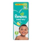 Pampers Active Baby Dry 52 Nappies Size 5 Jumbo Pack