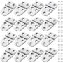 316 Stainless Steel Boat Hatch Hinges 1-1/2INCHX 2-1/4INCH 57 X 38 Mm Polished Marine Hinge Marine Boat Hatch Heavy Duty Hinges With Screws For Boat