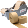 Gummed Tape Dispenser Machine Set For Shipping Box With 2 Tapes