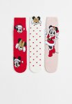3-PACK Terry Socks - Red minnie Mouse