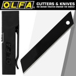 Sharp Olfa Blades Excel Black 30 PK Carded Ultra 18MM With Belt Clip
