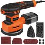 400W 125MM Electric Orbital Sander 6-SPEED Variable Speed Grinder