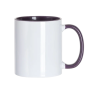 Mugs - 11OZ Coloured Inner & Handle 13 Colours - Purple