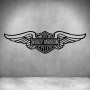 Harley Davidson 2 - Matt Black / L 1000 X H 300MM