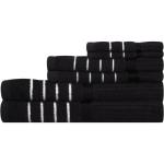 Always Bath Towel Set Textured 6PC Black 1 Ea