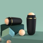 Oil Absorbing Volcanic Roller Portable Oil Absorbing Ball Facial Volcanic Roller Pore Reduction Makeup Oil Absorbing Stick