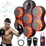 Smart Music Boxing Machine With Boxing Gloves Wall Mounted Beating Boxing Trainer Boxing Punching Pad Electronic Boxing Target W