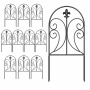 10 Pack Garden Fence Panels For Flower Beds 10FT Decorative Border