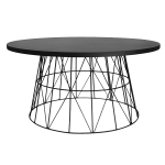 Diamond Coffee Table - Sandpaper Black