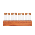 8 Tube Rosewood Vase