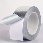 Glass Fiber Cloth Aluminum Foil Tape Heat Insulation Thickening Of Kitchen Range Hood Flame Retardant High-temperature Resistant
