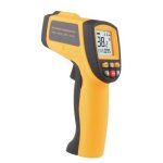 Infrared Thermometer Temperature Range: -50 - 900 Degrees Celsius Yellow