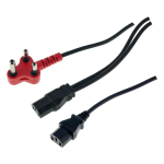Multiplug - 2 Power Red Shaved