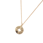 Goldair Gold Northern Star Compass Pendant Necklace - Gold