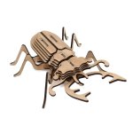 3D Wooden Model Stag Beetle