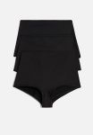 3-PACK Microfibre Shortie Briefs - Black