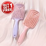 Buy One Get One Free 2PCS Men's And Women's Fluffy Head Comb Rib Comb Hair Tool Ladies Styling Comb Large Curved Comb