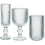 Drinking Glasses With Silver Rim Set Of 18