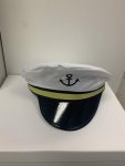 Sailor Captain Hat Lather Front