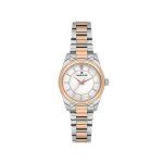 Womens Silver & Rose Gold Two-tone Watch