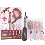 ENZOEN-3131 4-in-1 Titanium Hair Straightener Includes 3 Combs