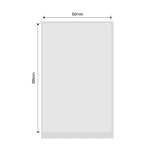 NB225 - - B1 B21 B3S B4 - 50X80MM - 95 Transparent Labels