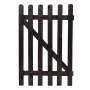 Picket Fence Gate 1200 Cca Treated Pine Black