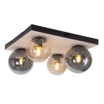 Travertine Sphere Ceiling Light Range - 4 - Light Square
