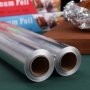 Premium Aluminum Foil Roll - 15/20 Micron Thick Food-grade Tin Foil For Bbqs & Picnics Customizable Lengths