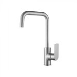 Bijiou Savole Satin Nickel Sink Mixer Deck Type