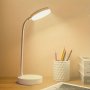 Portable LED Desk Lamp With 3-COLOR Dimmable Lighting USB Powered Polished Finish - Ideal For Reading And Home Office Use