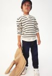 Waffle-knit Henley Jumper - White
